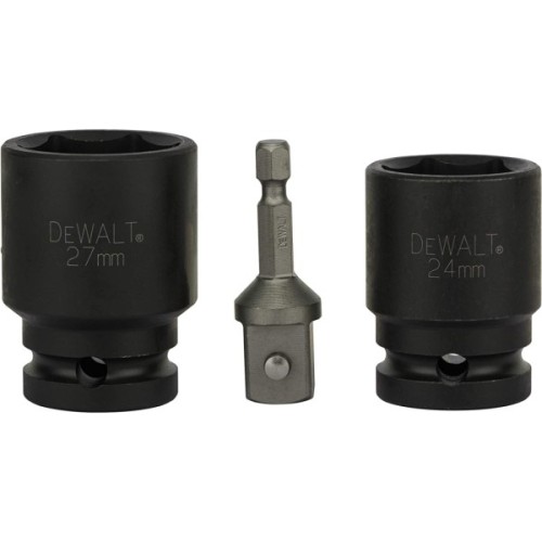 Набір торцевих головок DeWALT ударних торцевих 1/2" EXTREME IMPACT, 17 шт (DT7506)