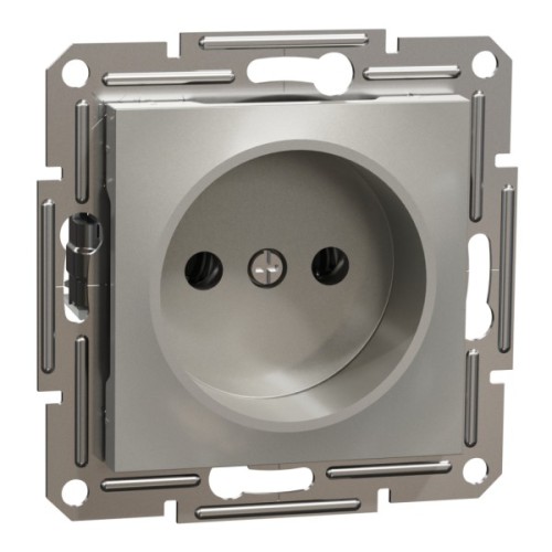 Розетка Schneider Electric ASFORA без заземлення бронза (EPH3000169)