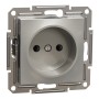 Розетка Schneider Electric ASFORA без заземлення бронза (EPH3000169)