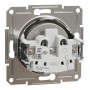 Розетка Schneider Electric ASFORA без заземлення бронза (EPH3000169)