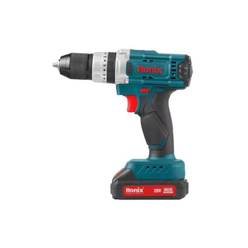 Шуруповерт Ronix акумуляторний 20В, 1.5Ah x 2 (8620)