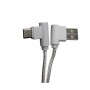 Дата кабель USB 2.0 AM to USB-C 1.0m 2.4A 90° corner white XoKo (XK-CTC-001-WH)