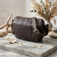 Сумка Vintage З натуральної шкіри Коричнева (22973)