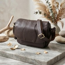 Сумка Vintage З натуральної шкіри Коричнева (22973)