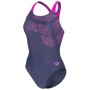 Купальник Arena Kikko Swimsuit Swim Pro Back 010807-790 синій, рожевий 42 (3468337757283)