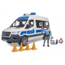Машинка для дітей Bruder Поліцейське авто MB Sprinter з поліцейським та аксесуарами (02683)