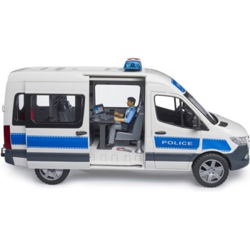 Машинка для дітей Bruder Поліцейське авто MB Sprinter з поліцейським та аксесуарами (02683)