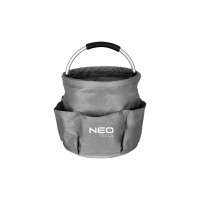 Сумка для інструмента Neo Tools садова, 28x28x27см, до 15кг, 6 кишень, оксфорд 190г/м², сірий (15-963)