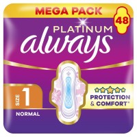 Гігієнічні прокладки Always Platinum Normal Розмір 1 48 шт. (8700216784719)