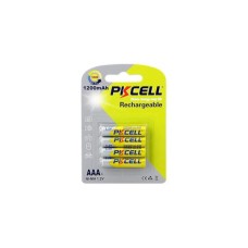 Акумулятор PkCell AAA R03 1200mAh 1.2V NiMH Rechargeable Battery, 4шт/бл (PC/AAA1200-4B)