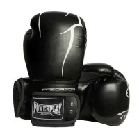 Боксерські рукавички PowerPlay 3018 Jaguar Чорні 12 унцій (PP_3018_12oz_Black)