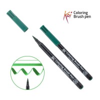 Художній маркер KOI Маркер-пензель акварельний Зелений, 29 (084511393271)