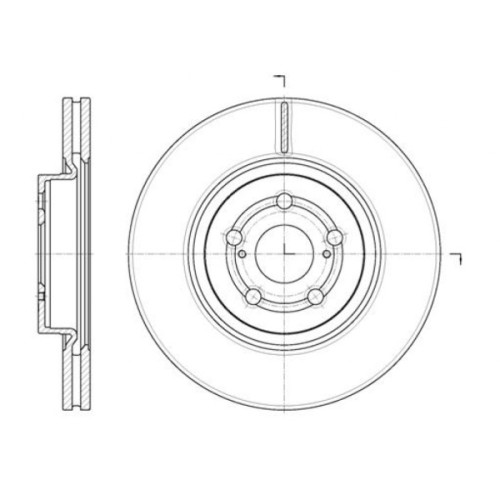 Гальмівний диск REMSA 61092.10