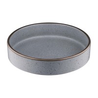 Тарілка Ardesto Fasano, 850мл, 20см, кераміка, сірий (AR0220FG)