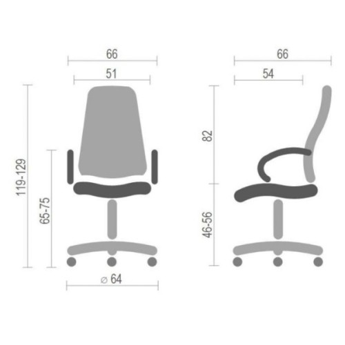Офісне крісло Аклас Дорос CH Tilt червоне (16112)