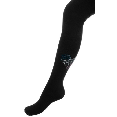 Колготки дитячі BNM з серцем зі страз (M0C0302-2032-5G-black)
