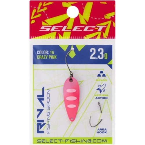 Блешня Select Rival 2.3g 30mm 16 Crazy Pink (1870.80.15)