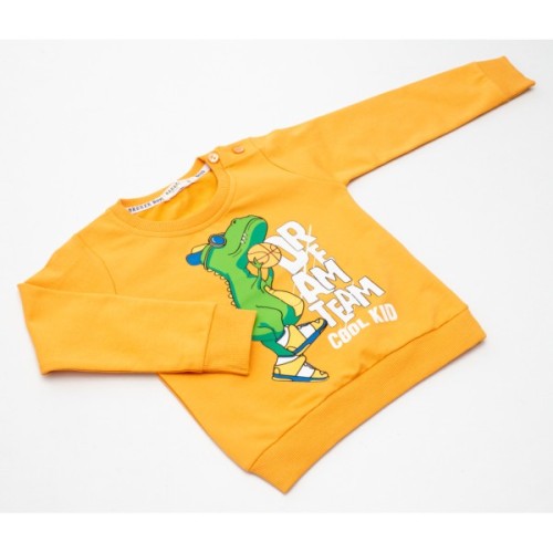 Кофта дитяча Breeze з крокодилом (17158-86B-yellow)