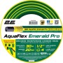 Шланг для поливу 2E AquaFlex Emerald Pro, 1/2", 30м, 4 шари, 20бар, -10…+60°C, зрошувач, 2 конектори, адаптер (2E-GHE12ED30)