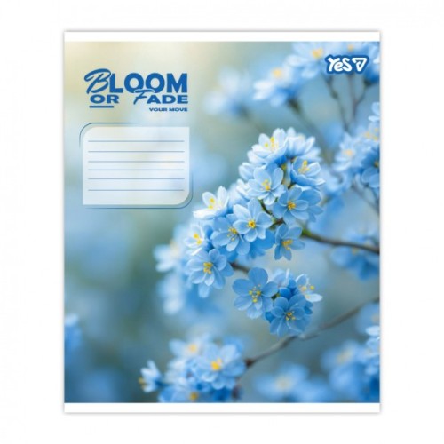 Зошит Yes Bloom or fade А5 24 аркуша лінія (768875)