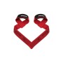 Кистьові лямки RDX S4 Gym Cotton Gel Straps Red Plus (WAC-S4R+)