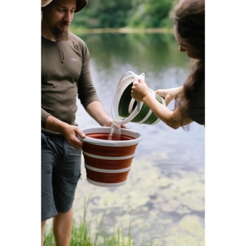 Відро складане Tribe Water Bucket 5 л olive (T-FJ-0047-olive)