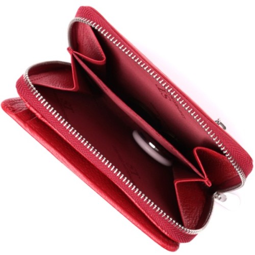 Гаманець ST Leather З натуральної шкіри Червоний (22552)