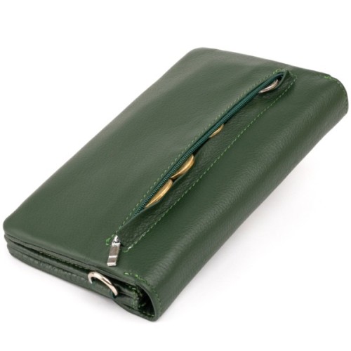 Гаманець ST Leather Зі шкіри Зелений (19320)