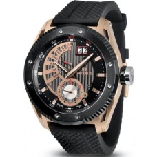 Наручний годинник Seculus 9535.2.7004P white-black, ipb-rose, black silicon