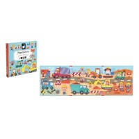 Розвиваюча іграшка Janod Магнітні історії Будівельний майданчик 30 елементів (J05454)