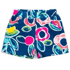 Шорти дитячі Lovetti з квіточками (8156-92G-blue)