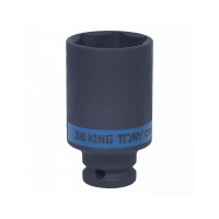 Торцева головка KING TONY 1/2" 36 мм шестигранна ударна довга (443536M)