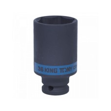 Торцева головка KING TONY 1/2" 36 мм шестигранна ударна довга (443536M)