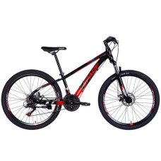 Велосипед Space 26" MERCURY DD FR рама-13" AL 2026 чорно-червоний (OPS-SP-26-084)