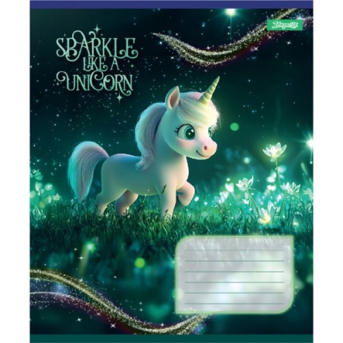 Зошит 1 вересня Unicorn А5 12 аркушів коса лінія (768129)