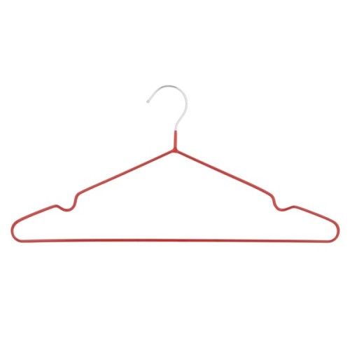 Плічка Ardesto Металеві з ПВХ покриттям Червоні 40.5 см 5 шт. (ARHC2805R)