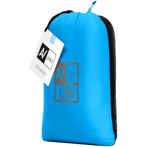 Курточка для тварин Collar AiryVest UNI двостороння L 55 блакитно-чорна (2571)