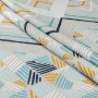 Постільна білизна Home Line Захопленість бежевий-бірюзовий, бязь, полуторний (181394)