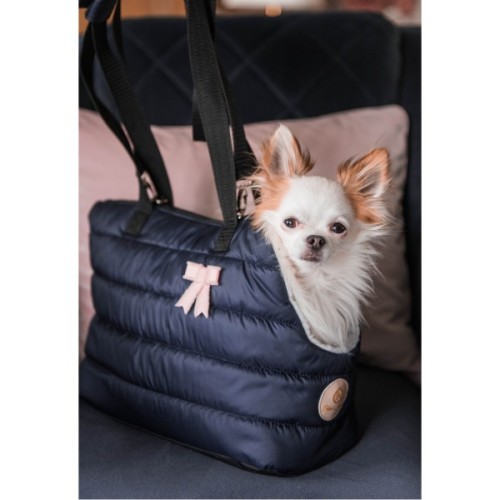 Переноска для тварин Chloe's Home Sienna 38х23х14 см темно-синя (CLH1288)