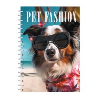 Блокнот Economix А5 пластикова обкладинка, спіраль, 80 аркушів, клітинка (E21958-04)