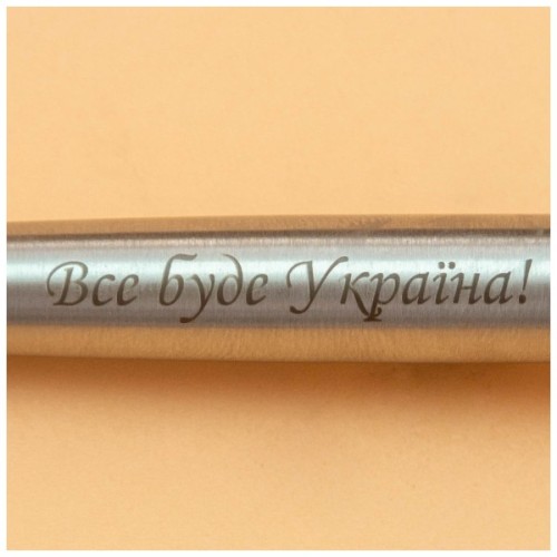 Ручка кулькова Parker JOTTER 17 UKRAINE SS CT BP Трезубец + Все буде Україна! (16132_T214b)