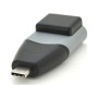 Перехідник USB-C to RJ45 1000Mbps black Voltronic (YT-A-Type-C(M)/RJ-45(F)-B/27019)
