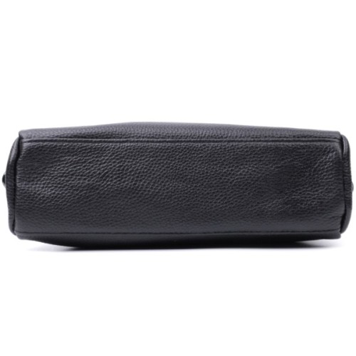 Сумка Vintage Жіноча з кишенями з натуральної шкіри Чорна (22597)