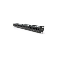 Патч-панель 19" 24хRJ-45 UTP 1U cat.6 PiPo (PP246191U)