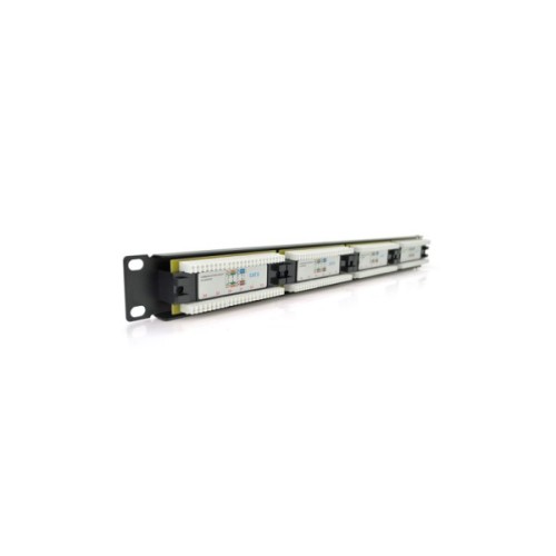 Патч-панель 19" 24хRJ-45 UTP 1U cat.6 PiPo (PP246191U)