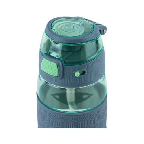 Поїльник-непроливайка Kite 600 мл, зелено-сіра (K24-1201-2)