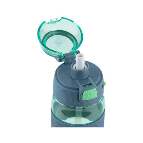 Поїльник-непроливайка Kite 600 мл, зелено-сіра (K24-1201-2)