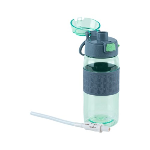 Поїльник-непроливайка Kite 600 мл, зелено-сіра (K24-1201-2)