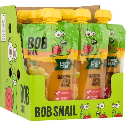 Дитяче пюре Bob Snail Равлик Боб Смузі Яблуко-Манго 200 г (4820219347033)
