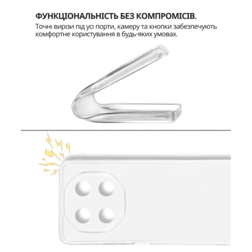 Чохол до мобільного телефона BeCover Silicone Blackview Shark 6 Transparent (714759)